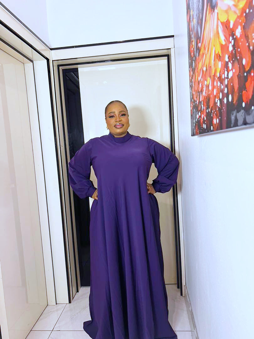 The coco allure flare gown/Abaya