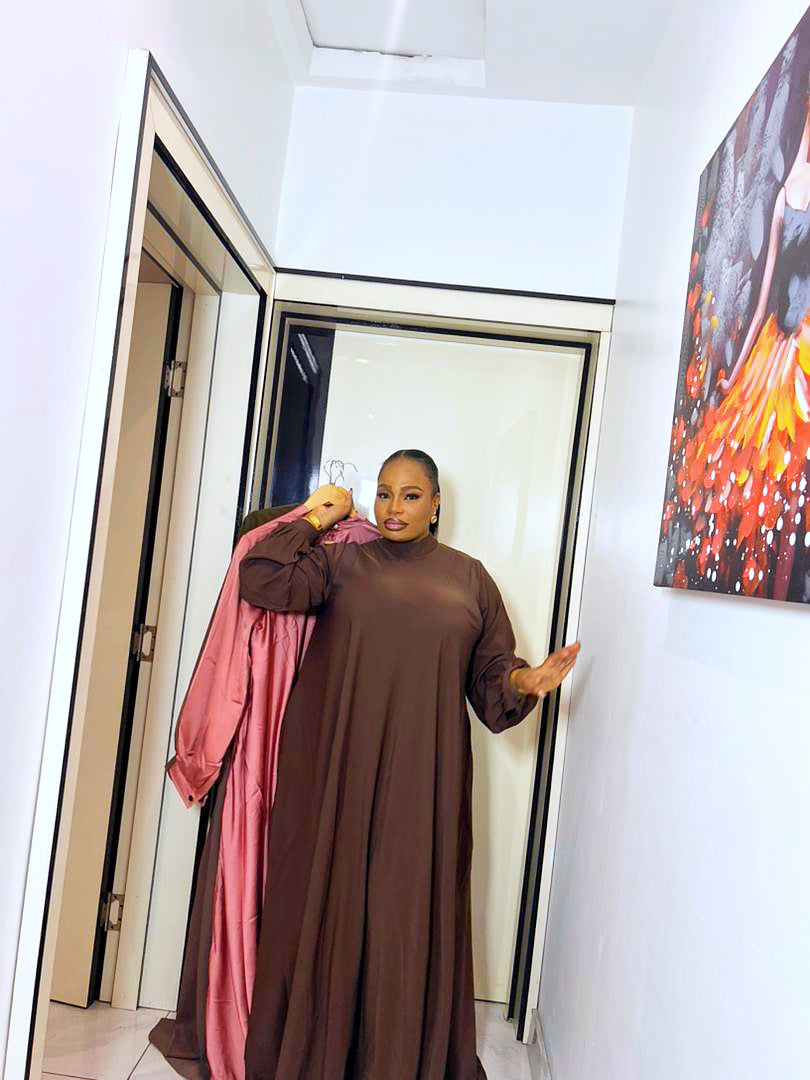 The coco allure flare gown/Abaya