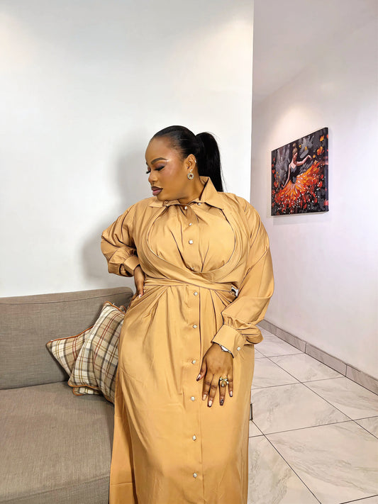 The bloom shirt dress