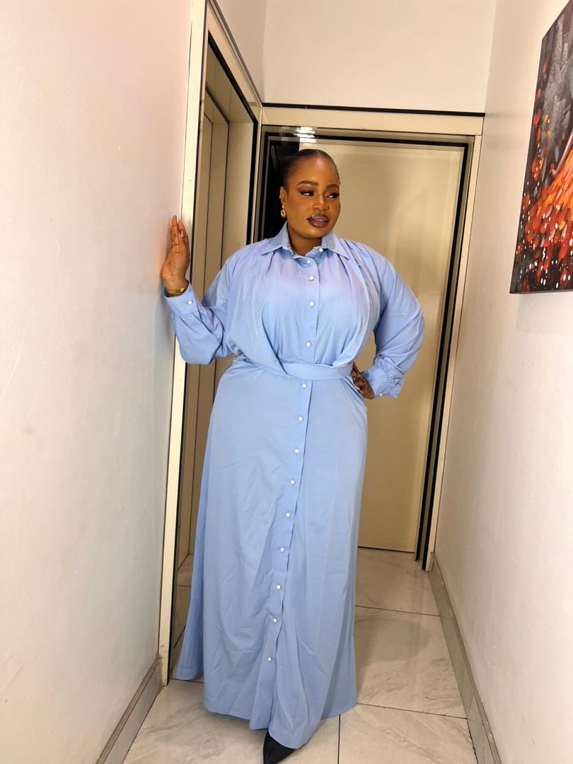 The bloom shirt dress