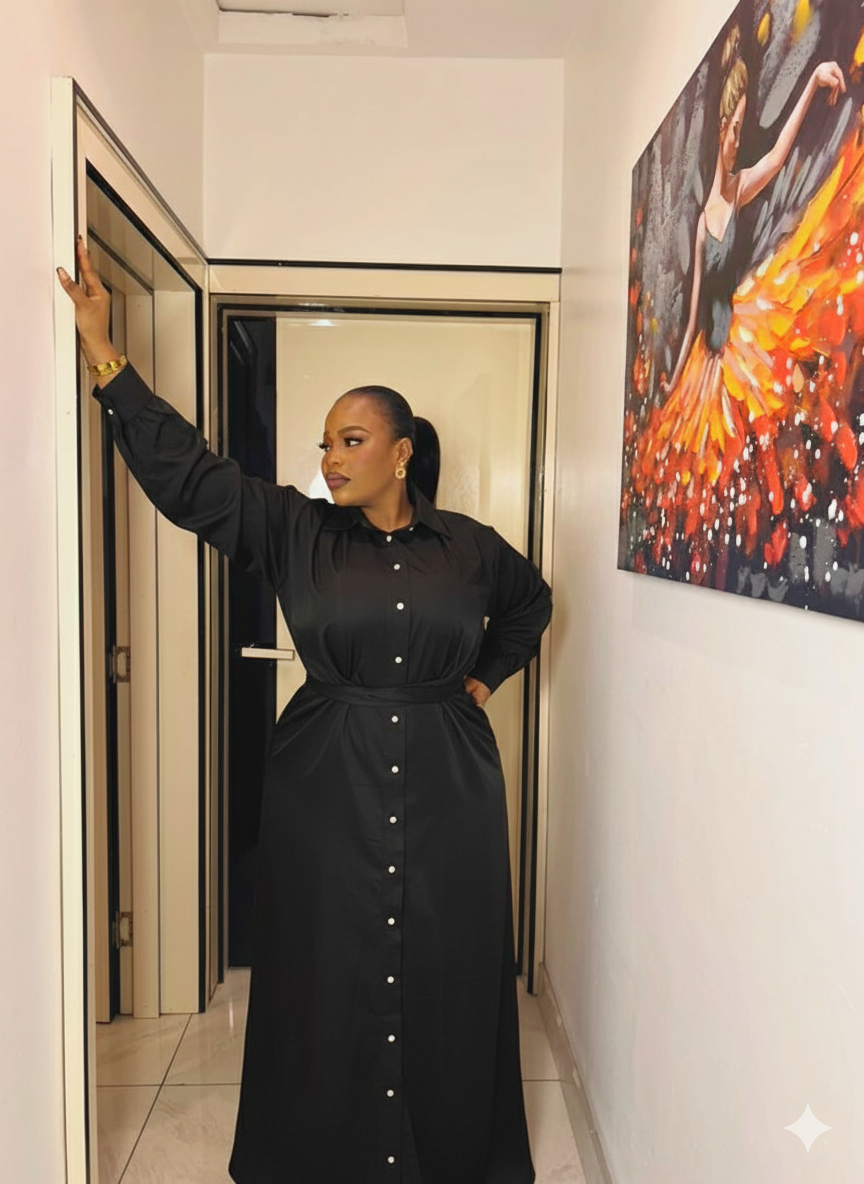 The bloom shirt dress