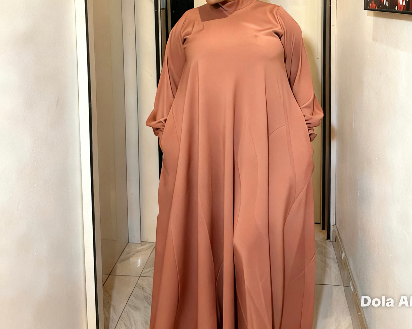 The coco allure flare gown/Abaya
