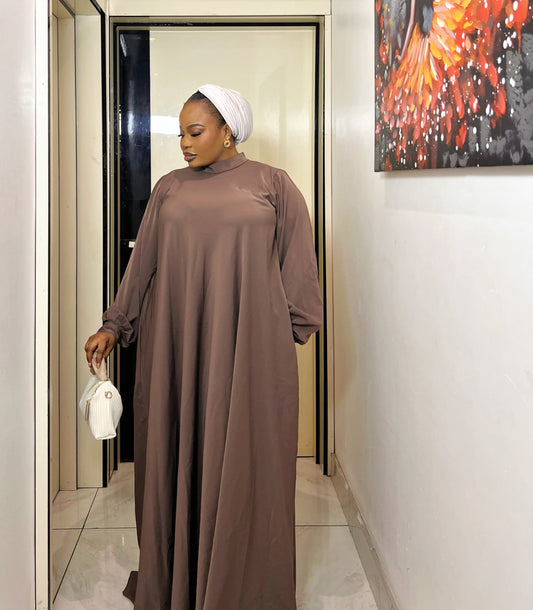 The coco allure flare gown/Abaya