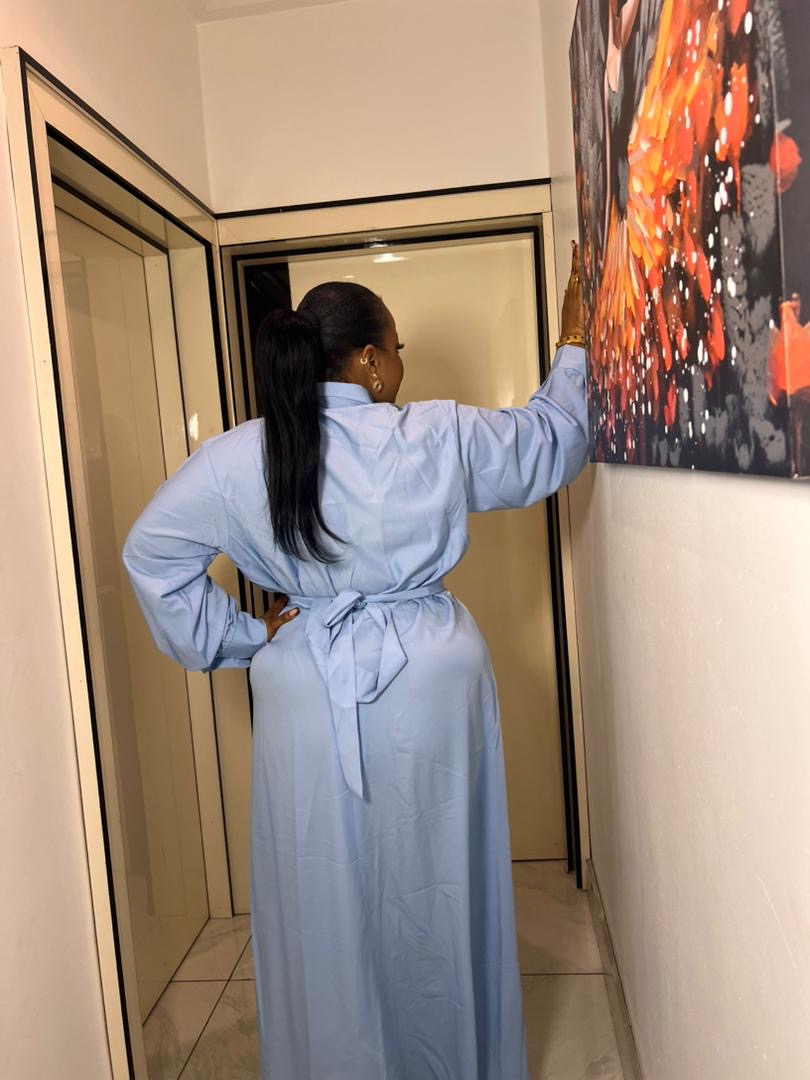 The bloom shirt dress